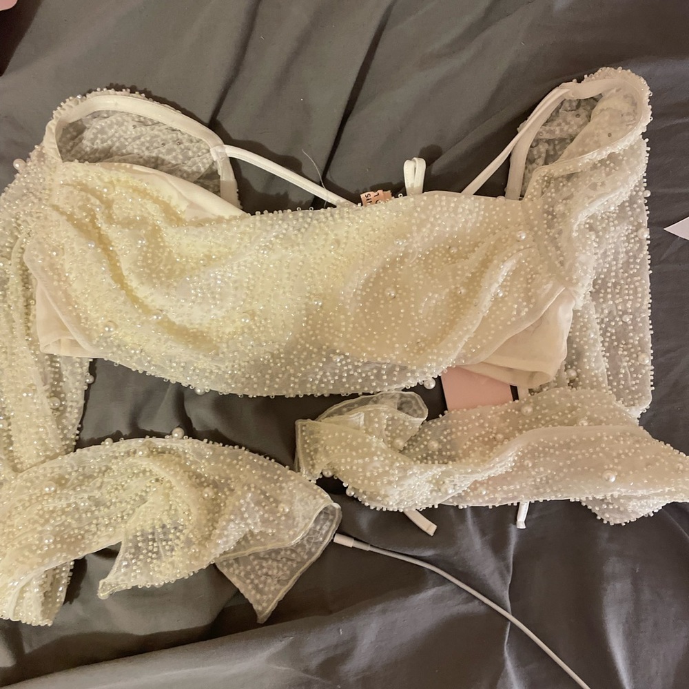 Oh Polly pearl bridal set